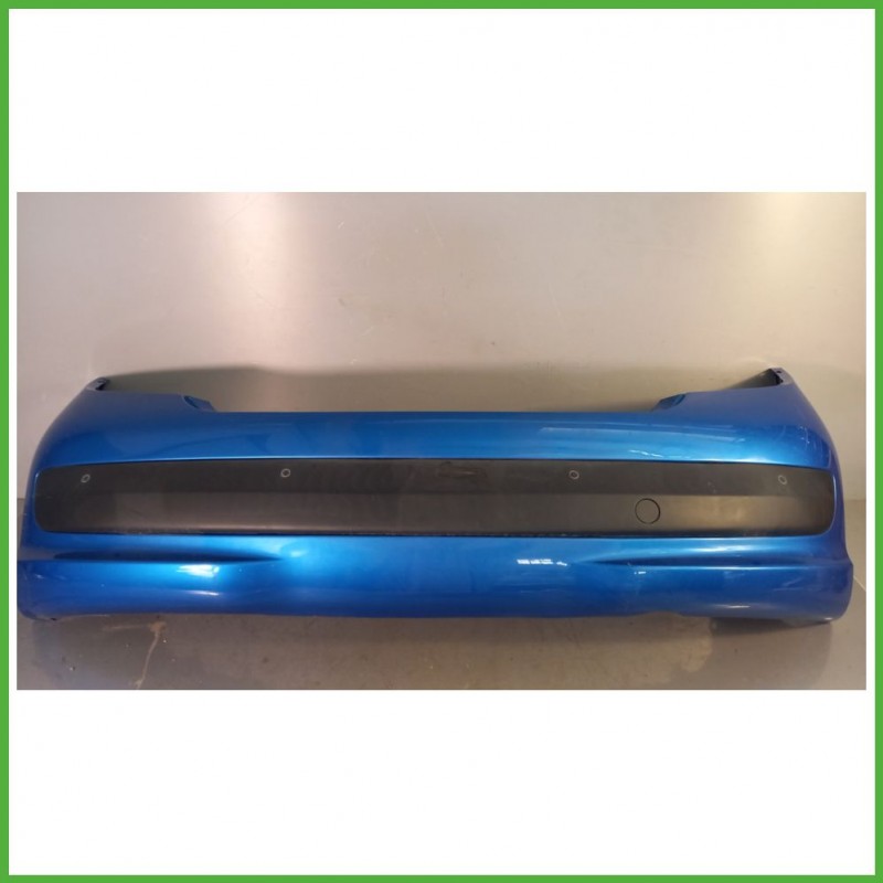 Paraurti Posteriore PEUGEOT 207 Berlina BLU RECIFE KMF 7410Z5 2006 2009 Originale Usato