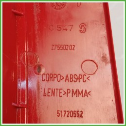 Fanale Fanalino Posteriore Destro DX SCINTEX 27550202 FIAT MULTIPLA 1F 51720552 Usato