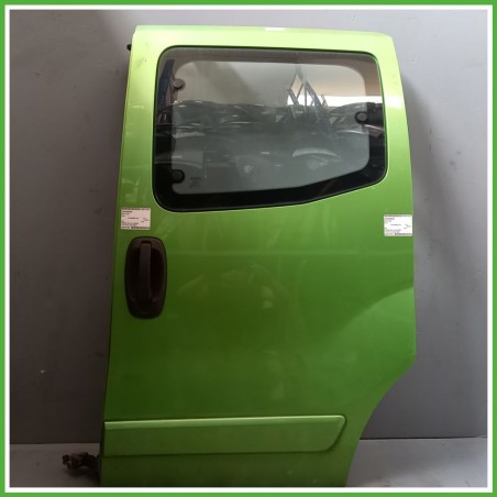 Porta Portiera Sportello Posteriore Sinistra SX VERDE FIAT FIORINO 3N 0 2007 2016 Originale Usato