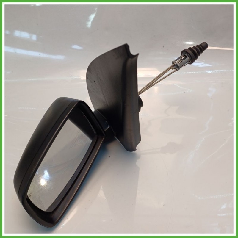 Specchio Specchietto Retrovisore Sinistro SX GOFFRATO FIAT PANDA 2Q 2003 2010 FICOSA FICOMIRRORS Originale Usato