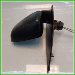 Specchio Specchietto Retrovisore Sinistro SX GOFFRATO FIAT PANDA 2Q 2003 2010 FICOSA FICOMIRRORS Originale Usato