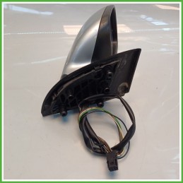 Specchio Specchietto Retrovisore Destro DX GRIGIO ALLUMINIO EZR PEUGEOT 307 2005 2008 Originale Usato