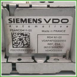 Autoradio CITROEN C3 2a Serie 1.1 6564N7 2005 2010 SIEMENS RD4N1-00