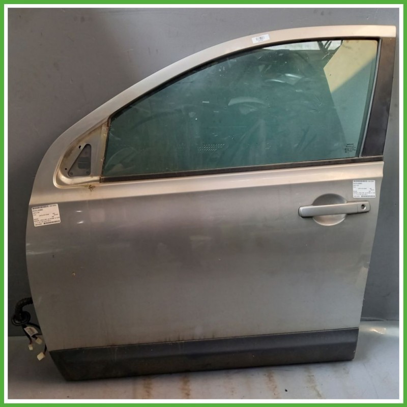 Porta Portiera Sportello Anteriore Sinistra SX GRIGIO NISSAN QASHQAI J10E/JJ10E SUV 2007 2010 Originale Usato