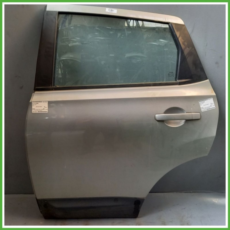 Porta Portiera Sportello Posteriore Sinistra SX GRIGIO NISSAN QASHQAI J10E/JJ10E SUV 2007 2010 Originale Usato