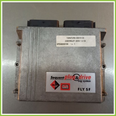 Centralina Motore Iniezione ECU GAS BRC PLUG-DRIVE CHEVROLET (DAEWOO) AVEO T250 1.2 SPDAB009130 Benzina 2008 2012