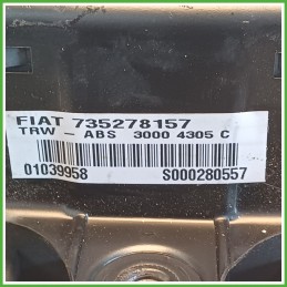Airbag Guidatore Sinistro SX FIAT PUNTO 1N/1P 1.2 735335242 1999 2005 TRW 3000-4305C