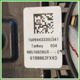 Airbag Guidatore Sinistro SX RENAULT CLIO 4a Serie 1.5 dCi 985706588R 2012 2016 AUTOLIV 6198863FXKD