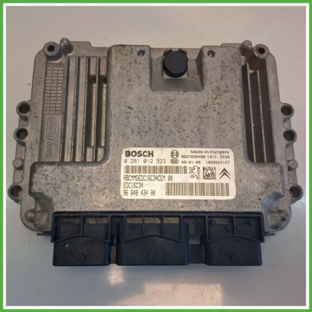 Centralina Motore Iniezione ECU BOSCH 0281012523 PEUGEOT 207 1.4 50kw 1943H9 2006 2009