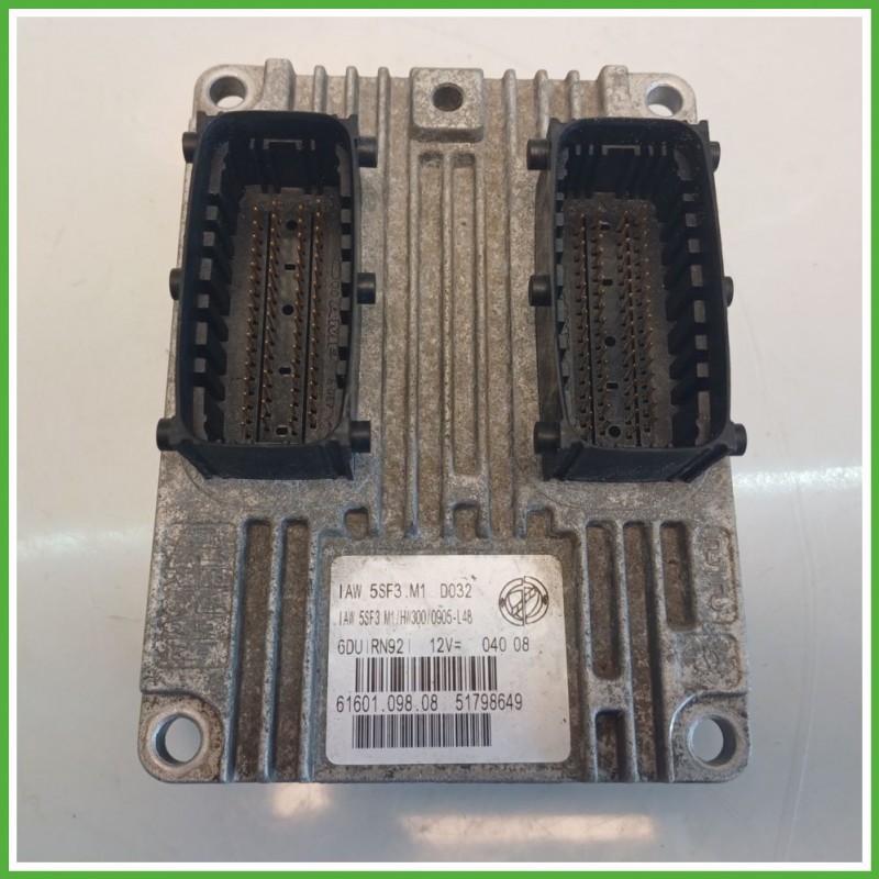 Centralina Motore Iniezione ECU MAGNETI MARELLI IAW5SF3.M1 FIAT GRANDE PUNTO 4C 1.2 48kw 51798649 2008 2011