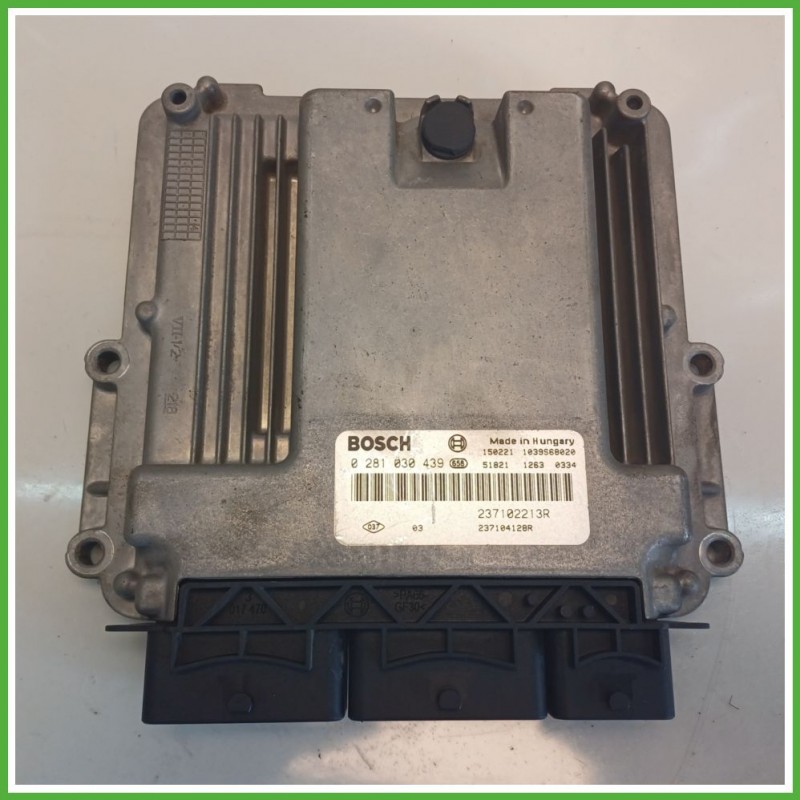 Centralina Motore Iniezione ECU BOSCH 0281030439 RENAULT CLIO 4a Serie 1.5 dCi 55kw 237103737R 2012 2016