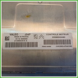 Centralina Motore Iniezione ECU VALEO 21586539-8A CITROEN C3 2a Serie 1.4 54kw 1939GL 2005 2010