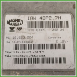 Centralina Motore Iniezione ECU MAGNETI MARELLI IAW48P2.7H CITROEN C2 1.1 44kw 1943HN 2003 2010