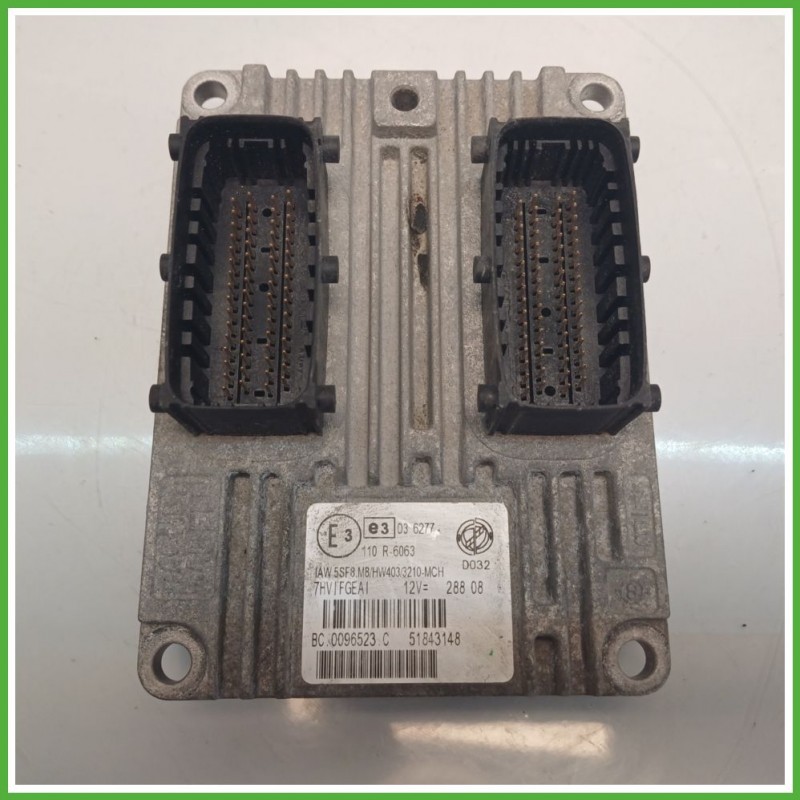Centralina Motore Iniezione ECU MAGNETI MARELLI IAW5SF8.M8 FIAT GRANDE PUNTO 4C 1.4 57kw 51843148 2008 2011