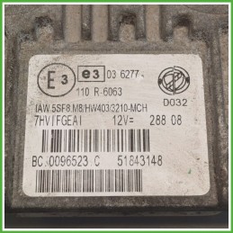 Centralina Motore Iniezione ECU MAGNETI MARELLI IAW5SF8.M8 FIAT GRANDE PUNTO 4C 1.4 57kw 51843148 2008 2011