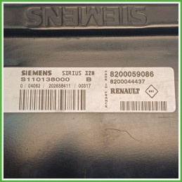 Centralina Motore Iniezione ECU SIEMENS S110138000 RENAULT CLIO 2a Serie 1.2 43kw 7700115161 1998 2001