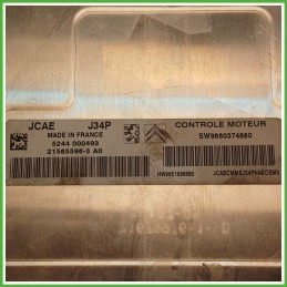 Centralina Motore Iniezione ECU JOHNSON CONTROLS 21585598-3A0 CITROEN C3 2a Serie 1.1 44kw 1943HG 2005 2010
