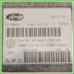Centralina Motore Iniezione ECU MAGNETI MARELLI IAW4AF.S2 FIAT PANDA 2Q 1.2 44kw 51798638 2003 2010