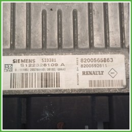Centralina Motore Iniezione ECU SIEMENS S122326109A RENAULT SCENIC 2a Serie 1.5 dCi 78kw 8200843713 2003 2009