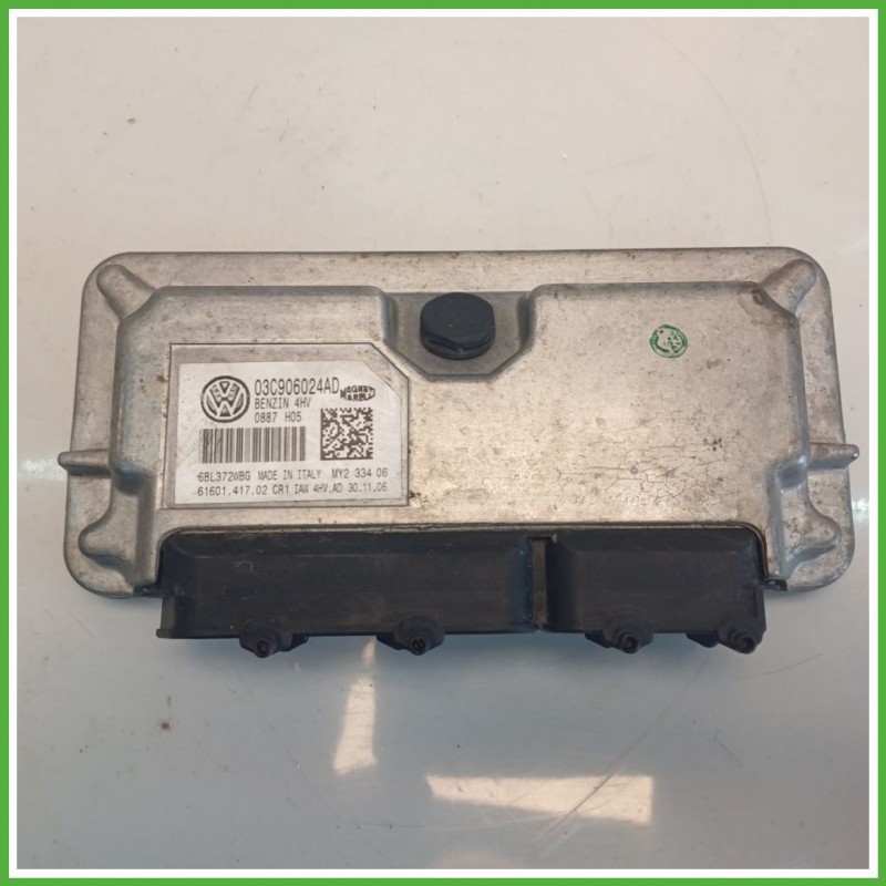 Centralina Motore Iniezione ECU MAGNETI MARELLI IAW4HV-AD VOLKSWAGEN POLO 9N 1.4 16V 59kw 03C906024AD 2005 2009