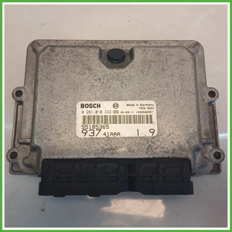 Centralina Motore Iniezione ECU BOSCH 0281010332 ALFA ROMEO 147 W8 1.9 JTD 85kw 55185365 2000 2006