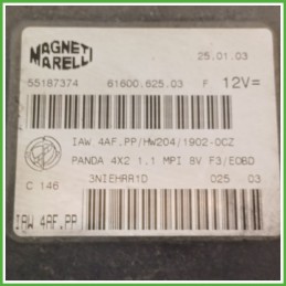 Centralina Motore Iniezione ECU MAGNETI MARELLI IAW4AF.PP FIAT PANDA 1a Serie 1.1 40kw 55187374 1992 2004