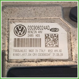 Centralina Motore Iniezione ECU MAGNETI MARELLI 4HV.AD VOLKSWAGEN POLO 9N 1.4 16V 59kw 03C906024AD 2005 2009