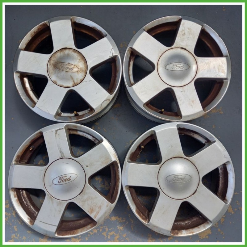 Cerchi in Lega FORD FIESTA (CBK) (dal 03/2002 al 12/2005) 15 pollici 15" 6.0J 4x108 ET 52.5 4pz originali usati