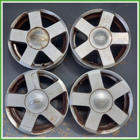 Cerchi in Lega FORD FIESTA (CBK) (dal 03/2002 al 12/2005) 15 pollici 15" 6.0J 4x108 ET 52.5 4pz originali usati