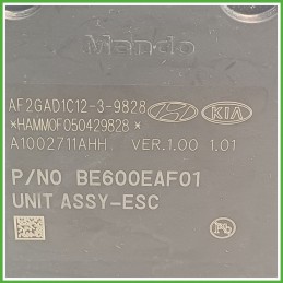 Centralina ABS Modulo Pompa MANDO BR600EAF01 58910K7800 HYUNDAI i10 2020 Originale Usato