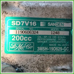 Compressore Clima AC Aria Condizionata SANDEN SD7V16 FORD FOCUS C-MAX CAP 1677171