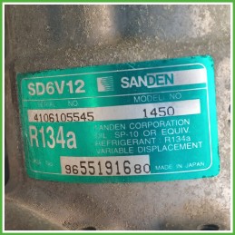 Compressore Clima AC Aria Condizionata SANDEN SD6V12 CITROEN C3 2a Serie 9800821980