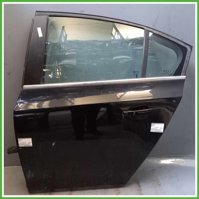 Porta Portiera Sportello Posteriore Sinistra SX NERO CHEVROLET (DAEWOO) CRUZE J300 Berlina 2009 2014 Originale Usato