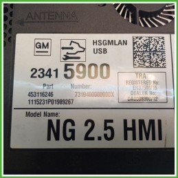 Sistema di navigazione OPEL ASTRA B16 1.6 23415900 2015