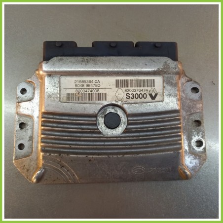 Centralina Motore Iniezione ECU SAGEM 21585364-0A RENAULT MODUS 1a Serie 1.4 16V 8200474008 Benzina 2004 2008