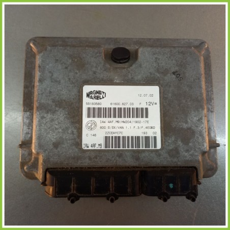 Centralina Motore Iniezione ECU MAGNETI MARELLI IAW4AF.M9 FIAT SEICENTO 1E 1.1 ACTIVE 55183580 Benzina 1998 2005