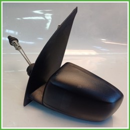 Specchio Specchietto Retrovisore Sinistro SX GOFFRATO FIAT PANDA 2Q 2003 2010 FICOSA FICOMIRRORS Originale Usato