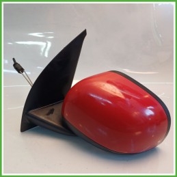 Specchio Specchietto Retrovisore Sinistro SX ROSSO SFRONTATO BBVR111A FIAT PANDA 3U 2009 2011 FICOSA FICOMIRRORS Usato