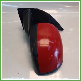 Specchio Specchietto Retrovisore Sinistro SX ROSSO SFRONTATO BBVR111A FIAT PANDA 3U 2009 2011 FICOSA FICOMIRRORS Usato