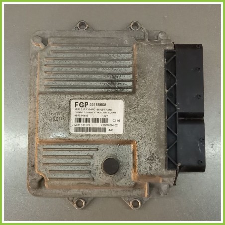 Centralina Motore Iniezione ECU MAGNETI MARELLI MJD6JF.P3 FIAT PUNTO 2U 1.3 MJT 16V 55186608 Diesel 2003 2007