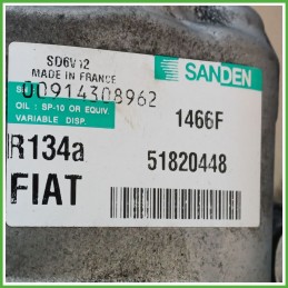 Compressore Clima AC Aria Condizionata SANDEN SD6V12 LANCIA DELTA TH 51897475