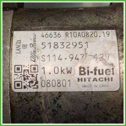 Motorino Avviamento HITACHI S114.947 FIAT GRANDE PUNTO 4C 51890632