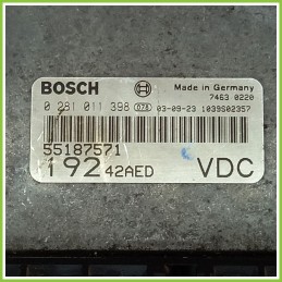 Centralina Iniezione Usata BOSCH 0 281 011 398