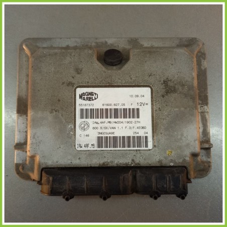Centralina Motore Iniezione ECU MAGNETI MARELLI IAW4AF.M9 FIAT SEICENTO 1E 1.1 40kw 55187372 1998 2005