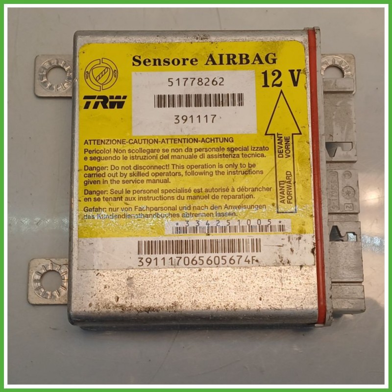 Centralina Airbag TRW 391117 FIAT PANDA 2Q 1.2 51885668 2003 2010