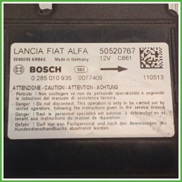 Centralina Airbag BOSCH 0265010935 ALFA ROMEO GIULIETTA X7 1.6 JTDm 50520767 2010 2013