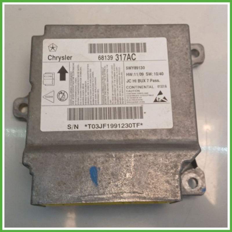 Centralina Airbag CONTINENTAL 5WY89130 FIAT FREEMONT 24 2.0 K68139317AC 2011