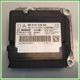 Centralina Airbag BOSCH 0285011279 PEUGEOT 208 1.4 8V 9812713380 2012 2015