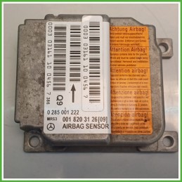 Centralina Airbag BOSCH 0285011222 MERCEDES-BENZ Classe A W168 A0018203126 2001 2004