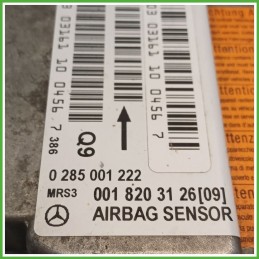 Centralina Airbag BOSCH 0285011222 MERCEDES-BENZ Classe A W168 A0018203126 2001 2004